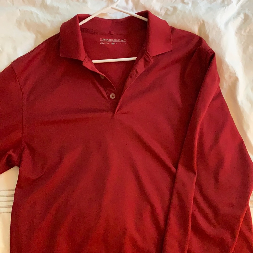 Nike golf polo. Long sleeve. Sz M